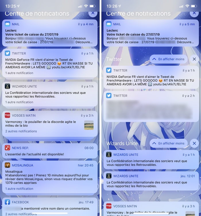 pemberitahuan iphone Les nouveautés majeures apportées par iOS 12
