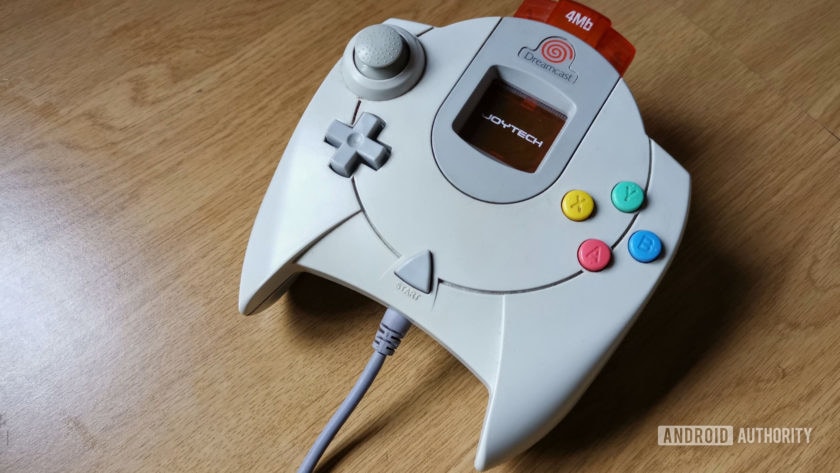 Pengontrol Sega Dreamcast.