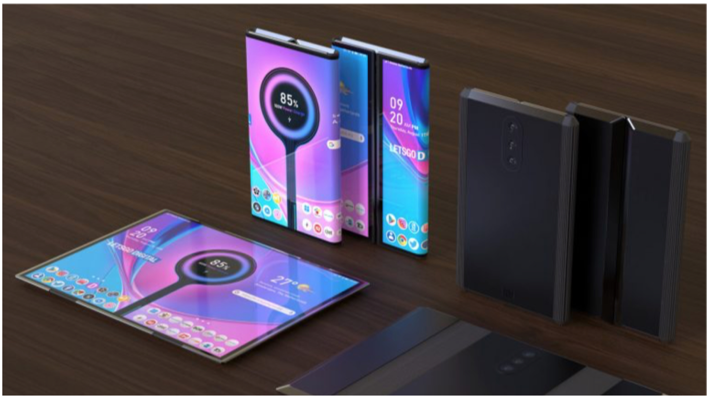 Xiaomi Paten Smartphone Yang Mengubah Menjadi Tablet