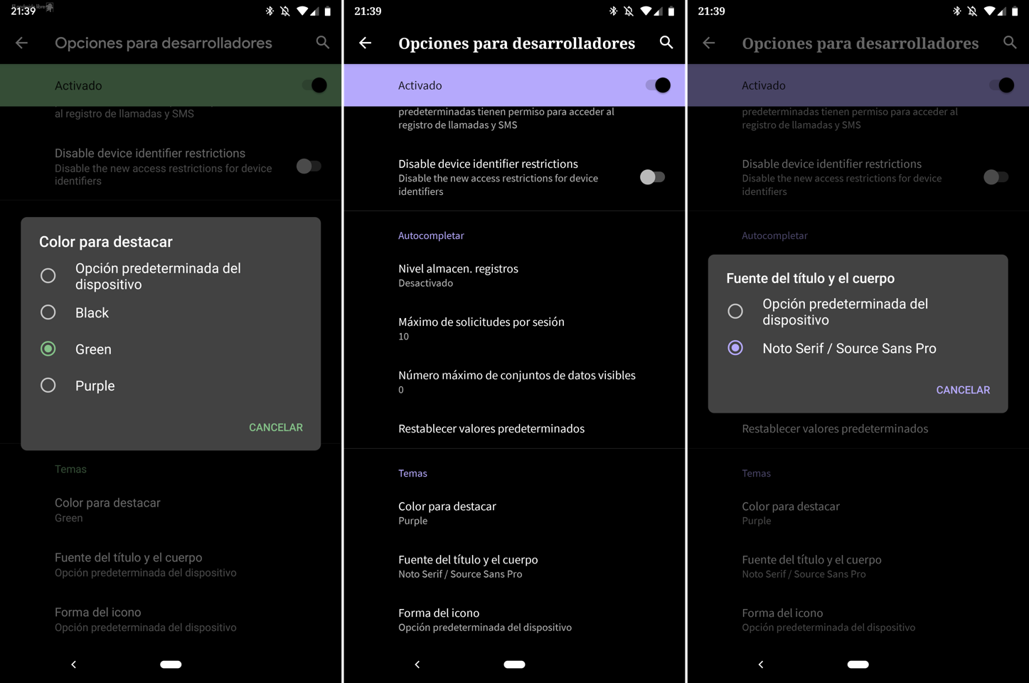 Android Q akan meningkatkan penyesuaian: tema, warna, jam ... 1