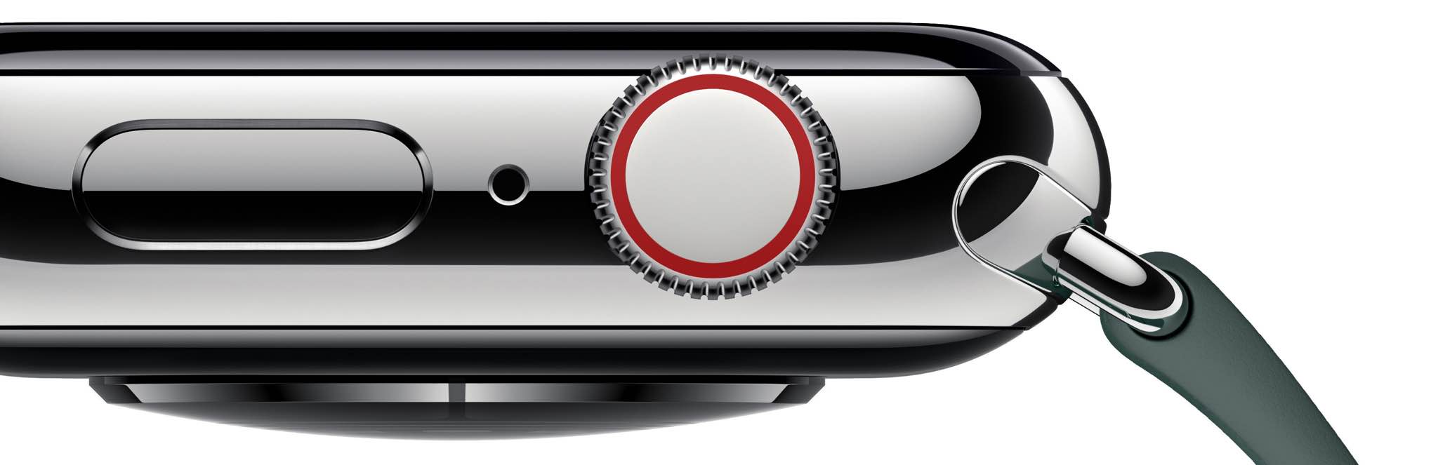 Digital Crown haptisk aktiv Apple Watch Series 4