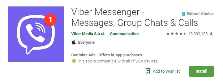 Viber Android-videosamtal