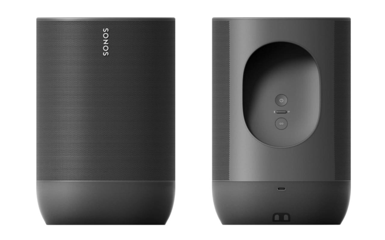 Sonos Pindahkan kebocoran speaker Bluetooth portabel dengan stasiun pengisian daya