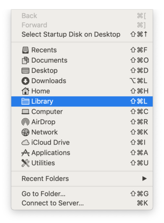 Bagaimana cara mengakses folder Library di Mac? 5