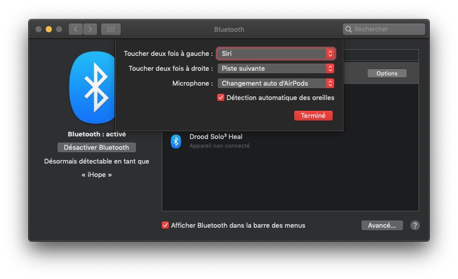 mac configurer airpods Connecter kommentar och konfigurator v AirPods 2 för iPhone, iPad och Mac