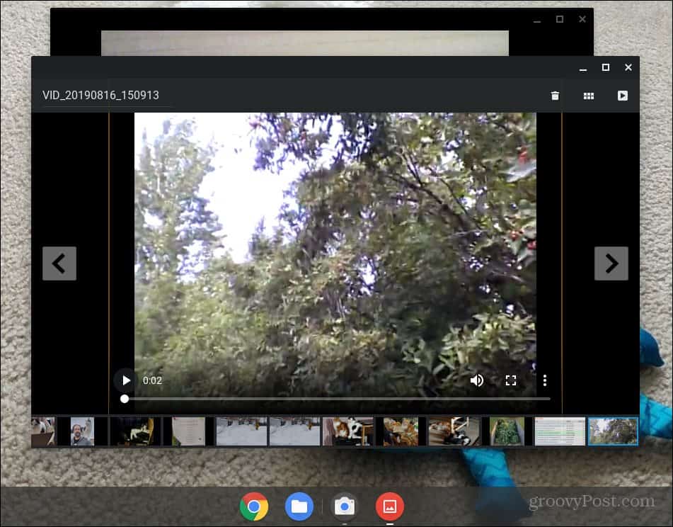 Hur du tar foton eller videor med kameraprogrammet på Chromebook 2