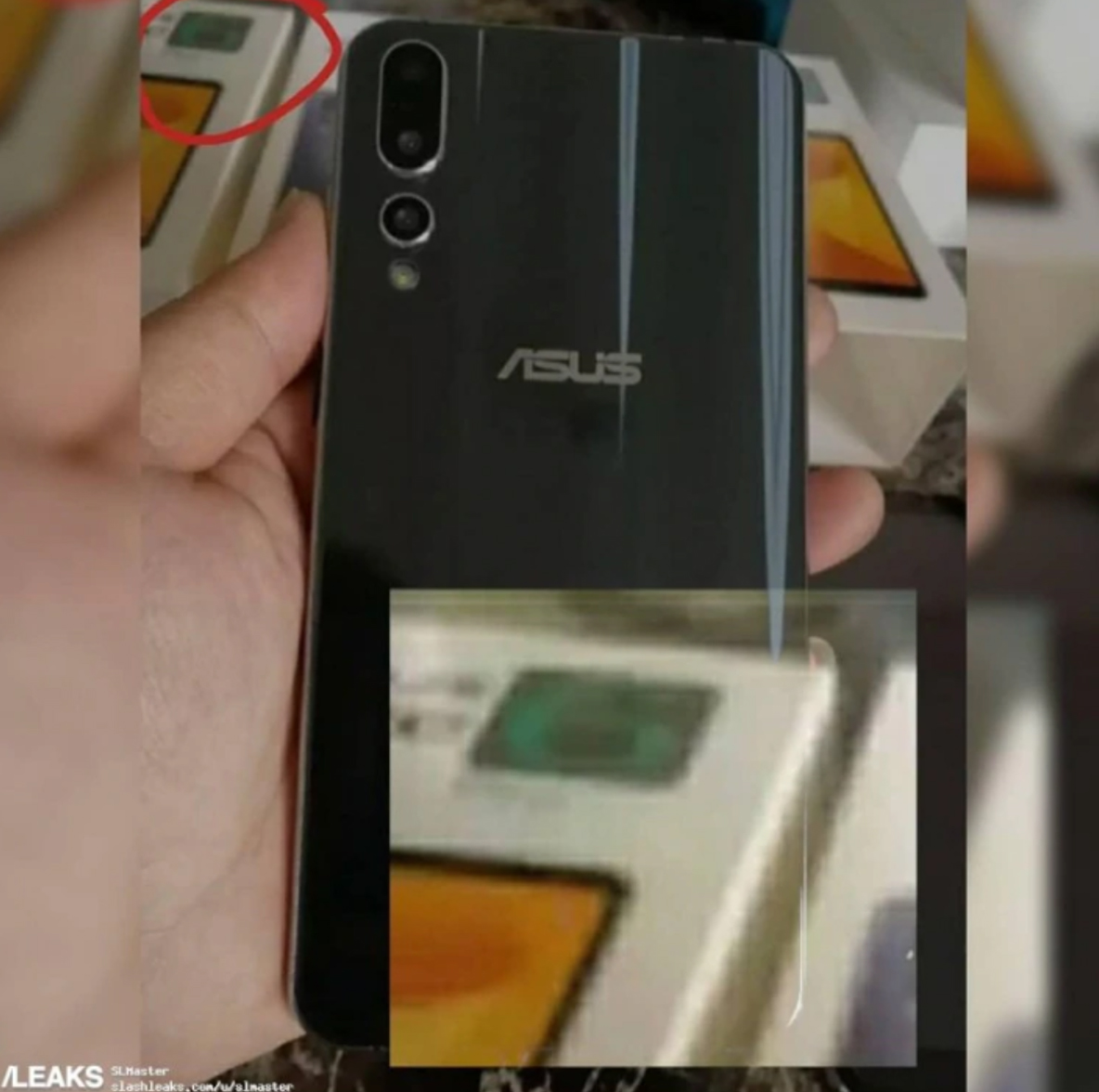 Filtrerade foton från Asus ZenFone 6 visar bakomslaget 3 