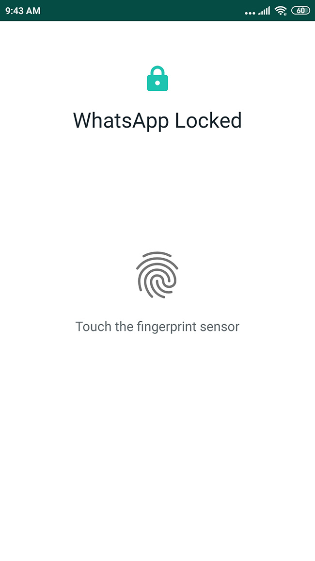 Cara menggunakan fitur kunci sidik jari baru di WhatsApp 4