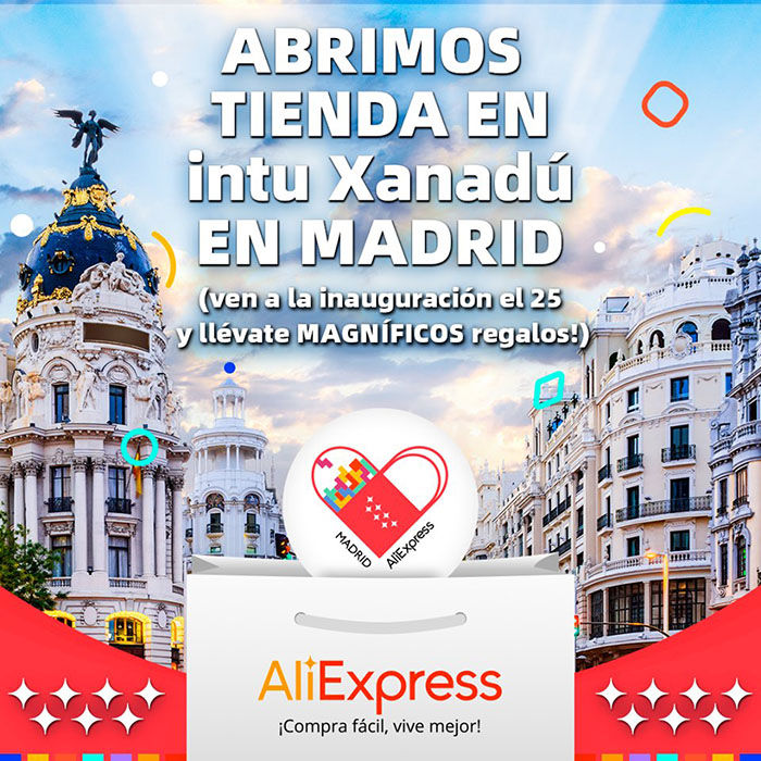 Spaniens fysiska AliExpress-butik 
