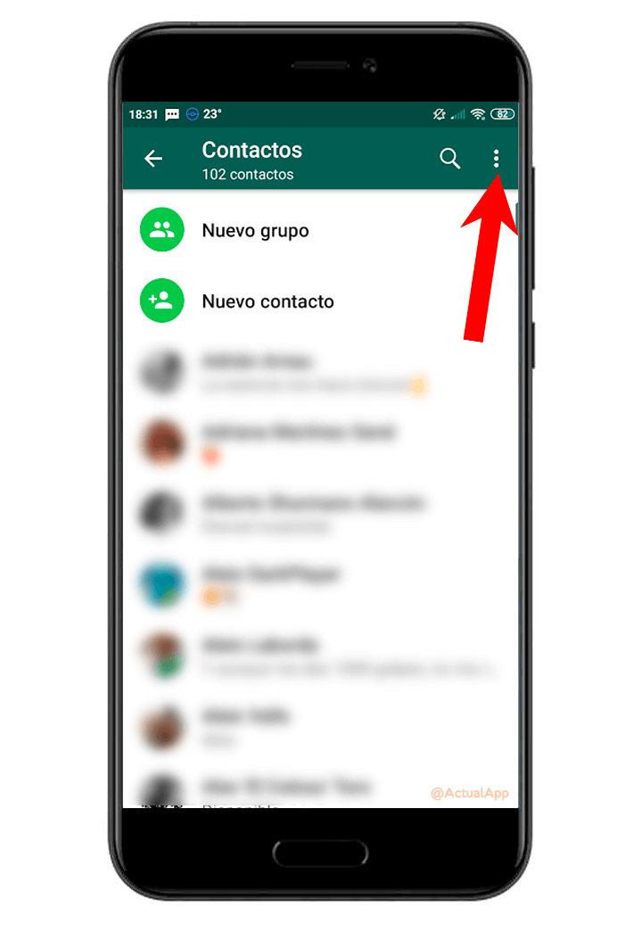Cara memperbarui kontak WhatsApp di ponsel Anda 1