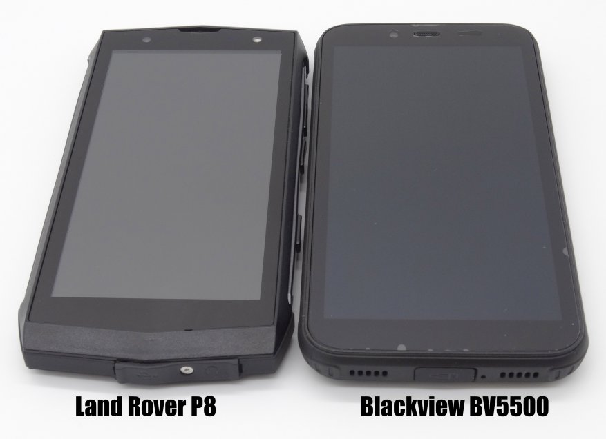 Land Rover P8: ulasan tentang smartphone dengan anggaran aman dengan NFC dan pengeras suara 12