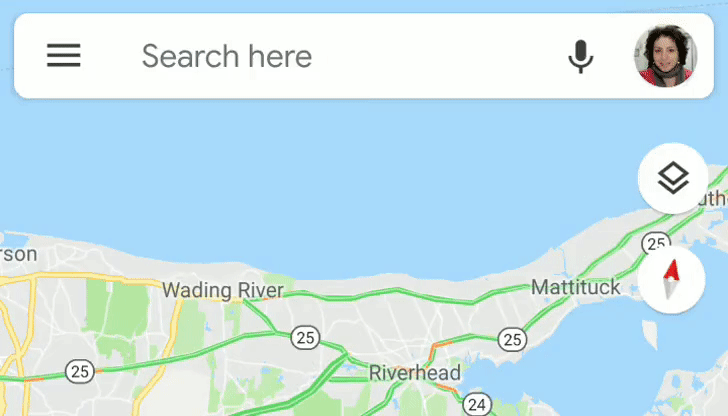 Google Maps-konto har ändrats