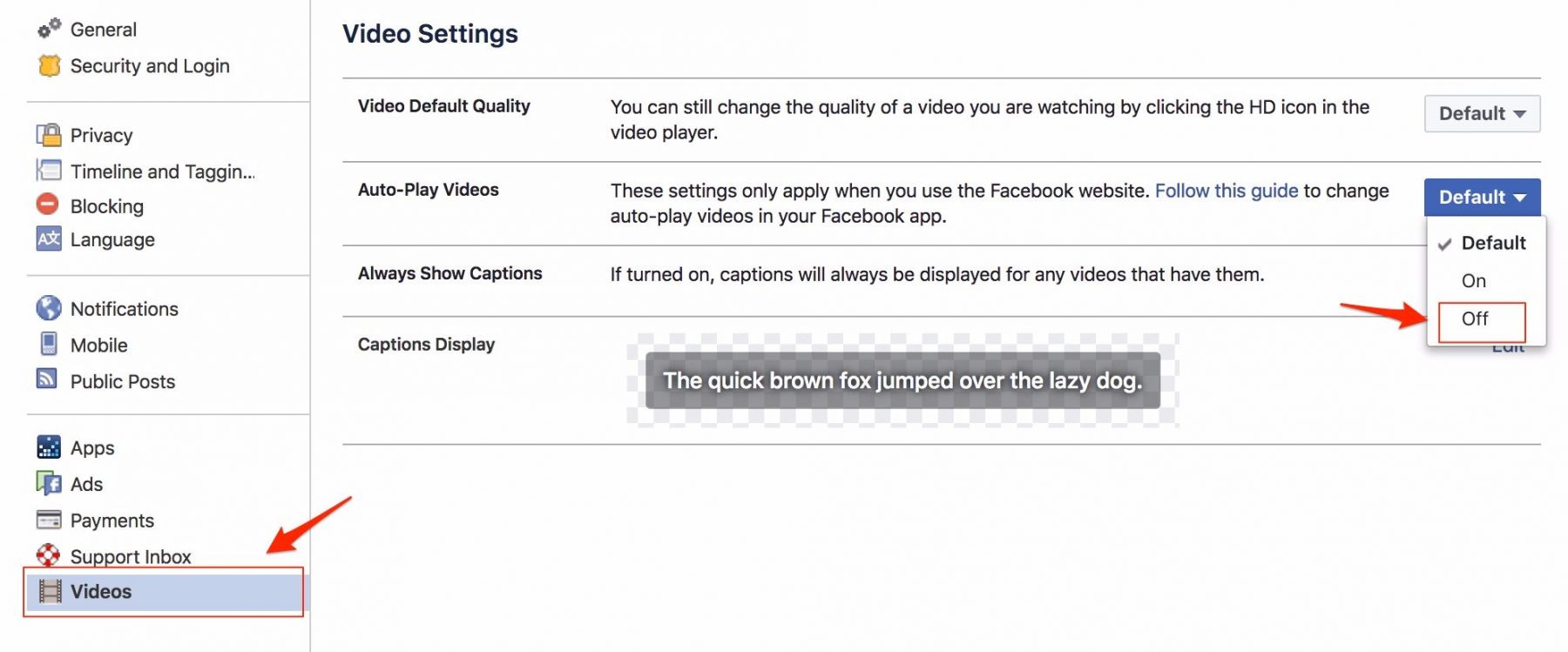 cara menonaktifkan iklan video facebook dari pemutaran otomatis
