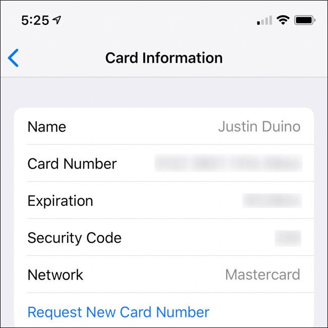 iPhone Apple Nomor kartu