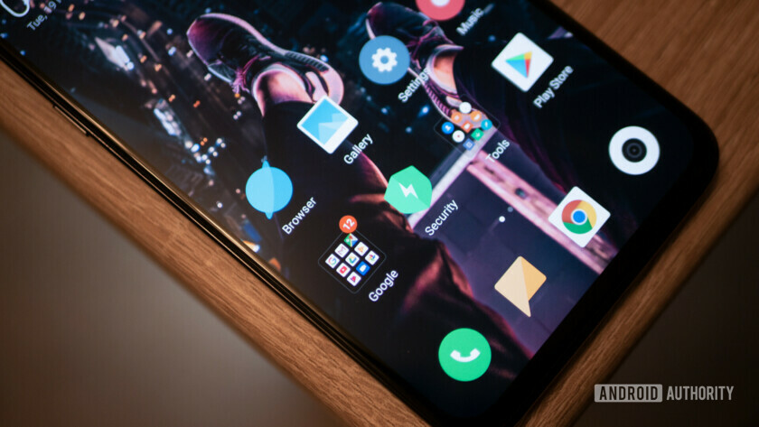 Xiaomi Mi 9 - UI närbild