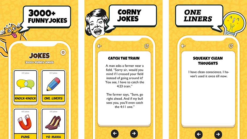 Joke Book adalah salah satu aplikasi lelucon terbaik untuk android