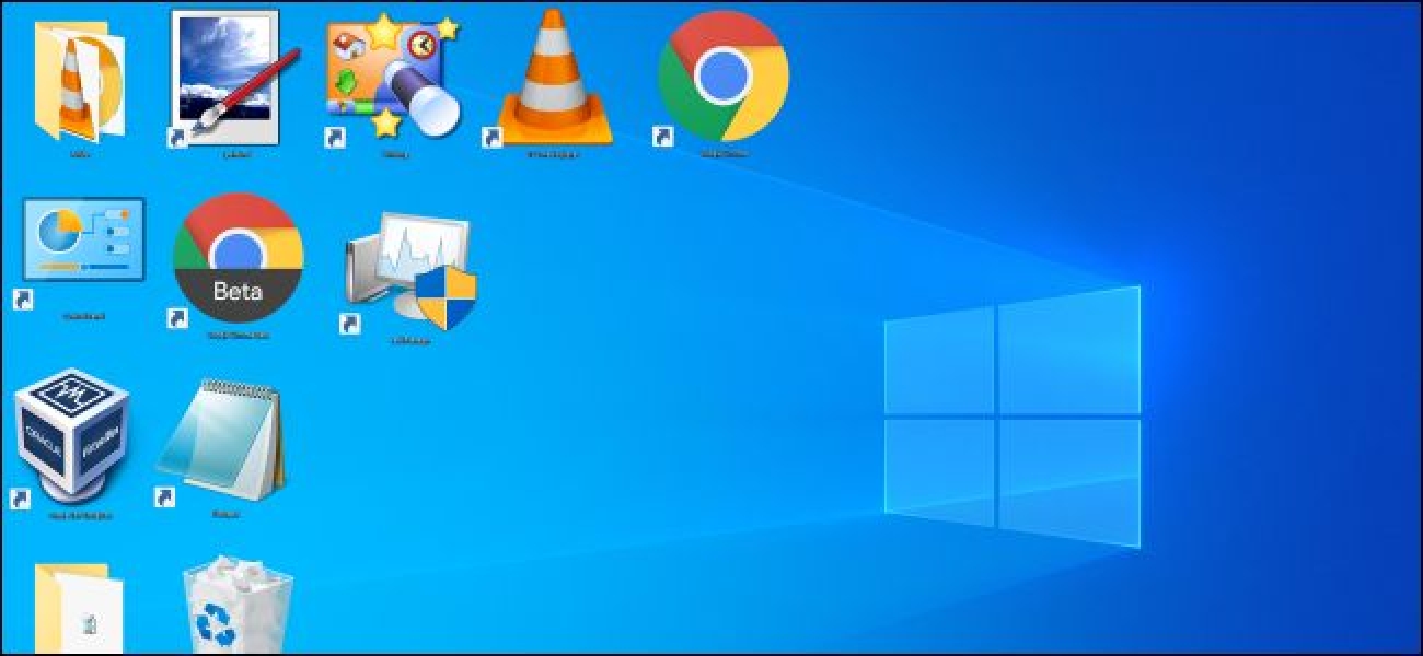 Bagaimana membuat Windows Ikon Desktop Ekstra Besar atau Ekstra Kecil
