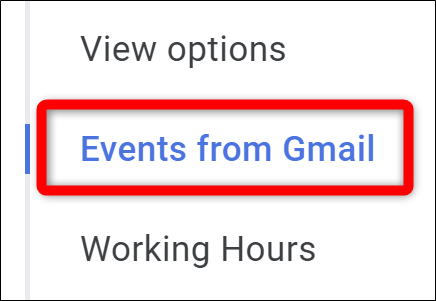 Kalender Google Pilih Acara dari Gmail