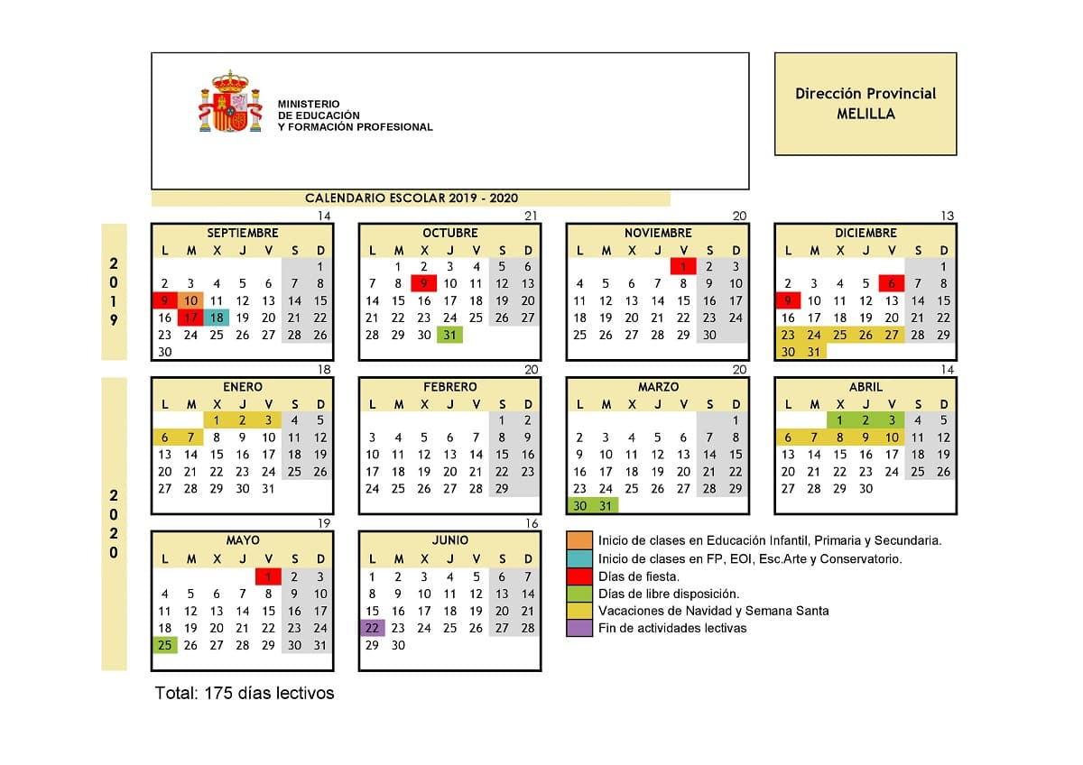 Kalender sekolah 2019-2020 untuk mengunduh, tanggal, dan hari libur di semua komunitas 7