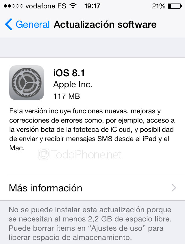 iOS 8.1 Tillgänglig för iPhone och iPad (Länk för nedladdning) 4