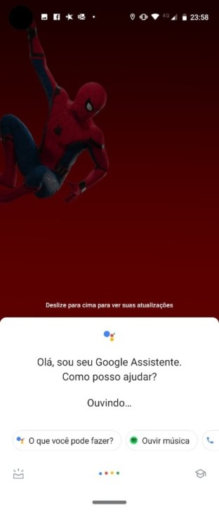 Google Assistant på Moto Vision