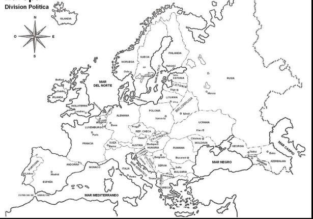 sketsa mewarnai peta politik Eropa