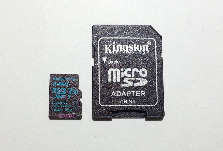 64 GB Kingston Canvas Go kartu memori microSDXC microSDXC (U3 / V30) 5