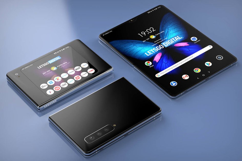 Inilah yang terlihat seperti ponsel lipat horisontal Samsung