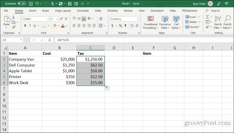 cellinnehåll i Excel
