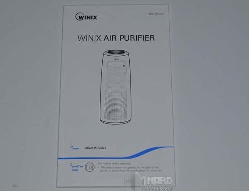 WINIX Tower QS secara manual
