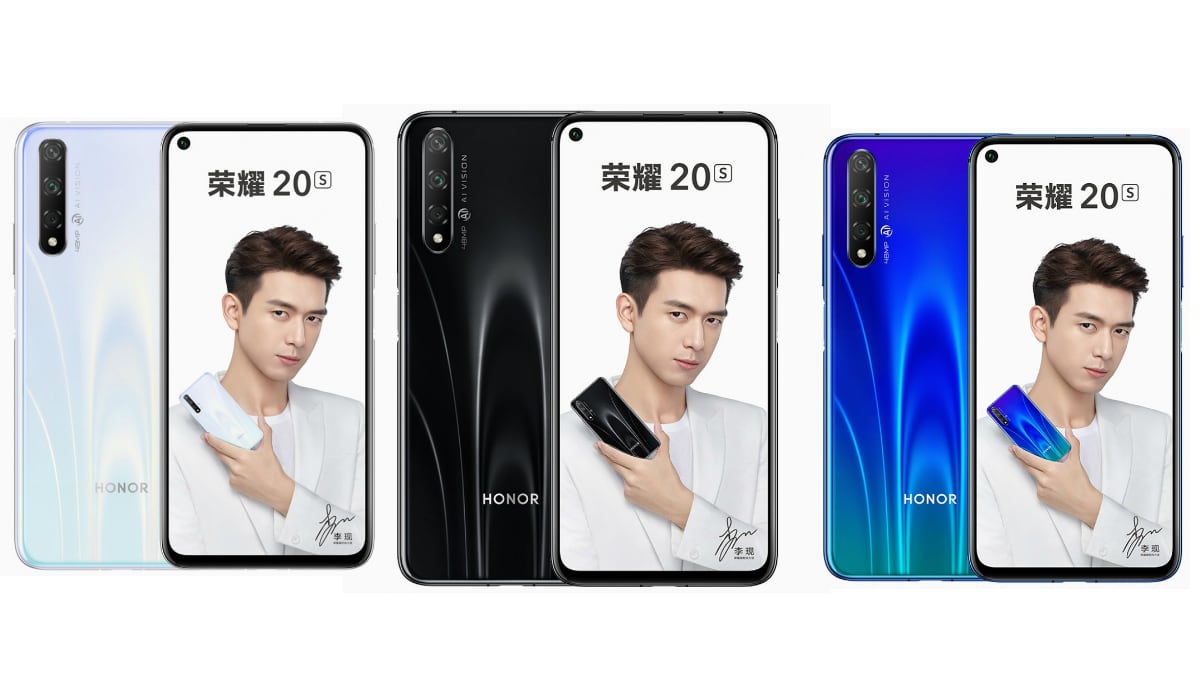 Honor 20S Specifications, Renders Listed by Online Retailer Ahead of Launch