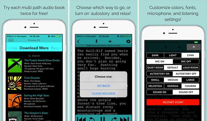 Multi Path Audio Book Screenshot Aplikasi iPhone dan iPad