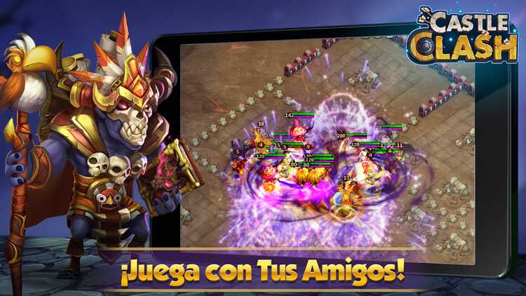 ▷ Castle Clash yang mistis, Furious Castle in Spanish, game strategi mistis 1