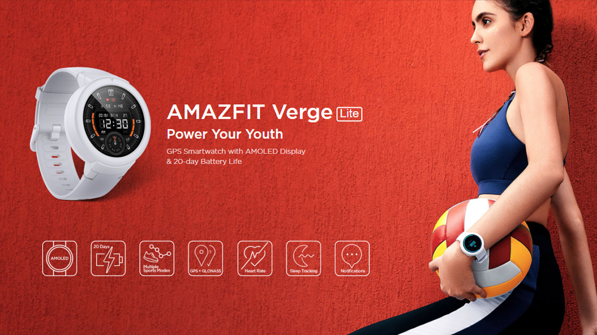 Amazfit Verge Lite Huami lanserades i Indien på Flipkart 1