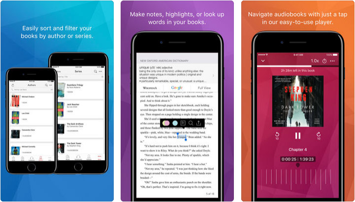 Kobo Books Screenshot Aplikasi Buku Audio iPhone dan iPad