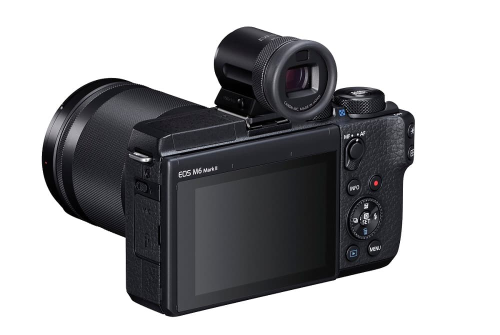 Canon EOS M6 Mark II, kamera tanpa cermin dengan jendela bidik opsional