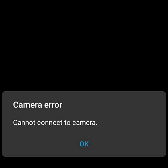 tidak dapat terhubung ke kamera di Huawei