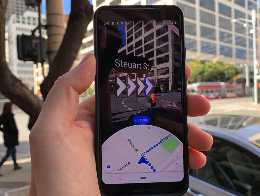 Cara menggunakan Augmented Reality untuk menavigasi Google Maps