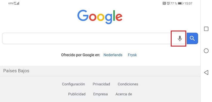 Pencarian Google Voice