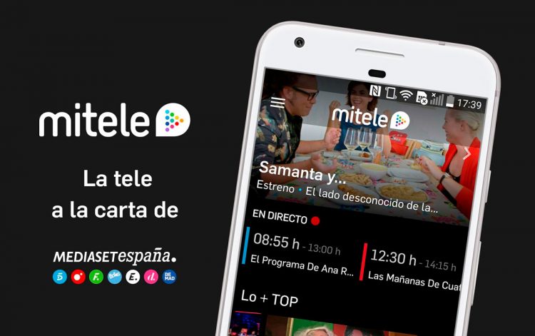 Mitele + adalah salah satu platform tempat menonton LaLiga
