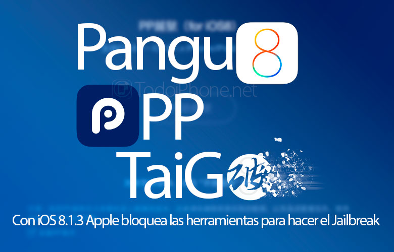 Med iOS 8.1.3 blockerar Apple Pangu, TaiG och PP Jailbreak på iPhone och iPad 2
