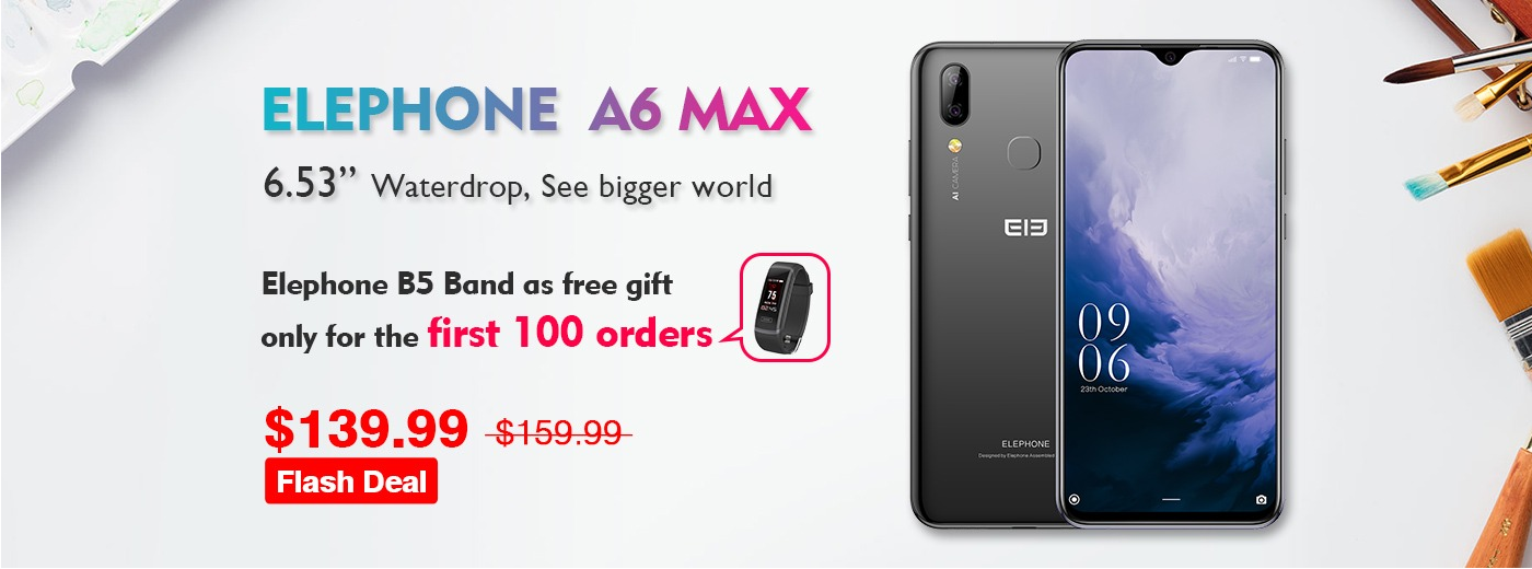 Elephone A6 Max secara resmi diluncurkan dengan promosi besar