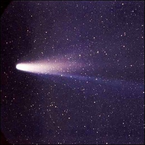 Foto komet Halley