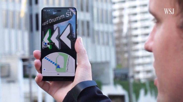 Google Maps Augmented Reality
