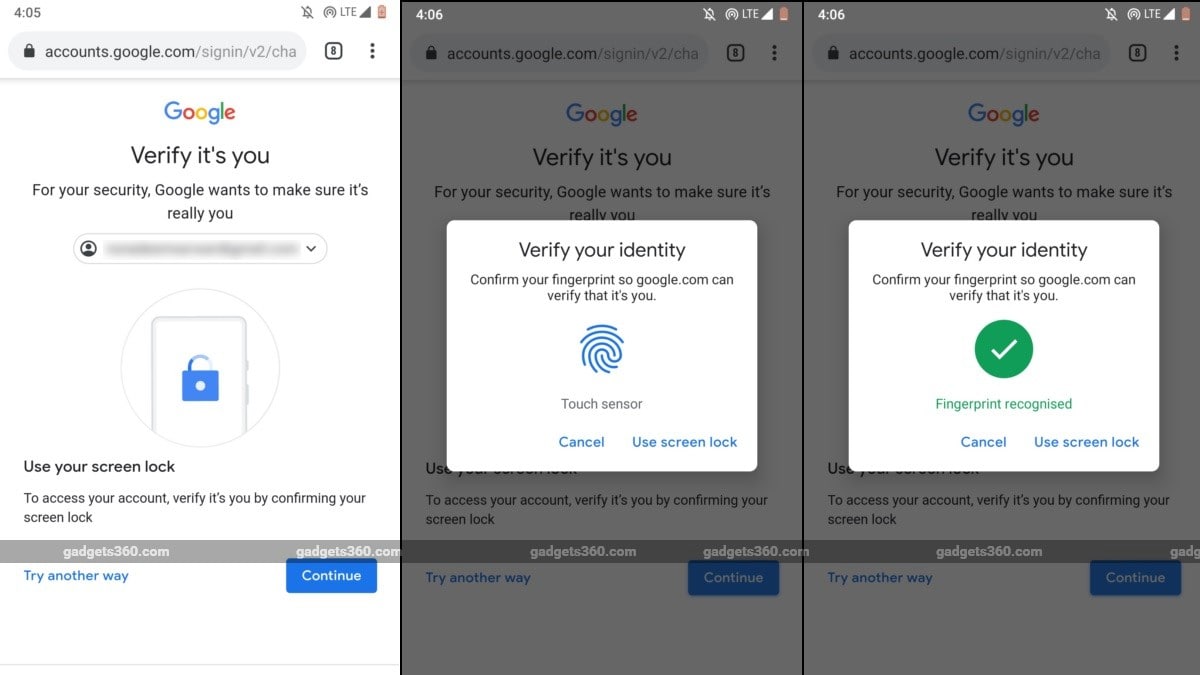 Google Begins Rollout of Local Fingerprint, PIN-Based Authentication for Web Services on Android Phones