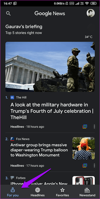 Google News vs Microsoft News 6