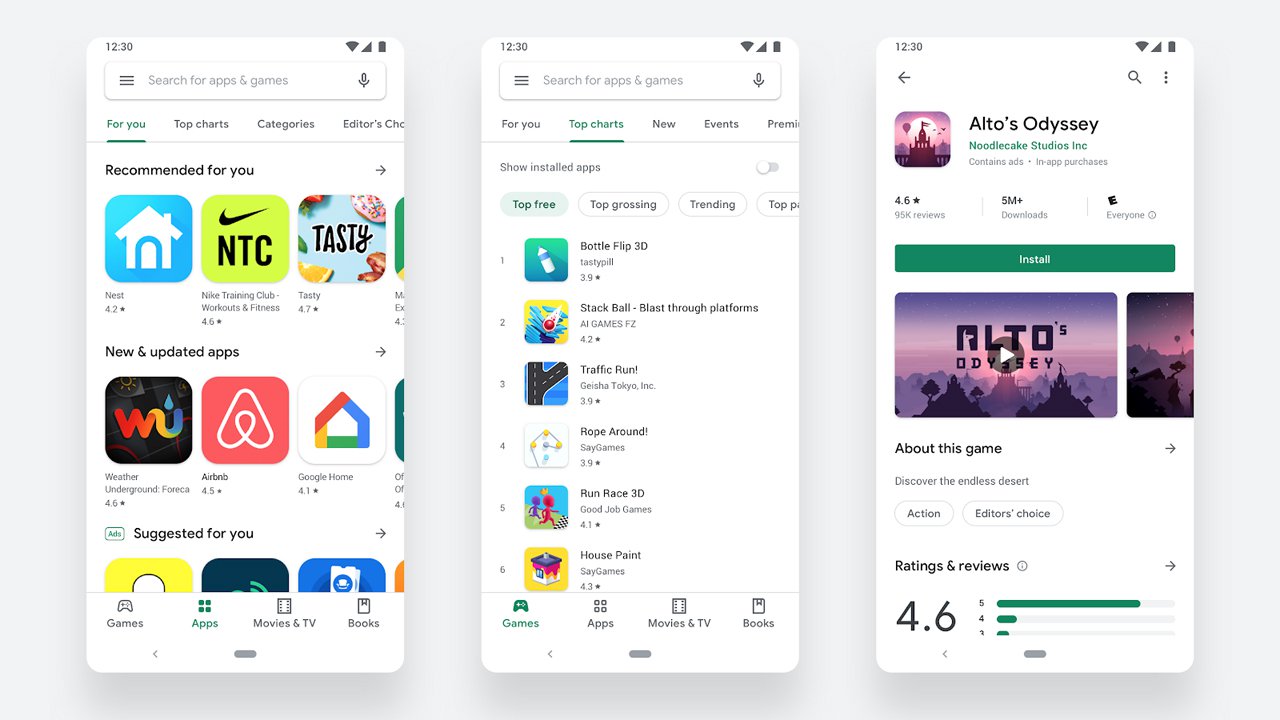 Google Rolls Out Play Store Refresh