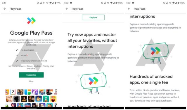 Google menguji aplikasi Play Pass dan layanan berlangganan game 1