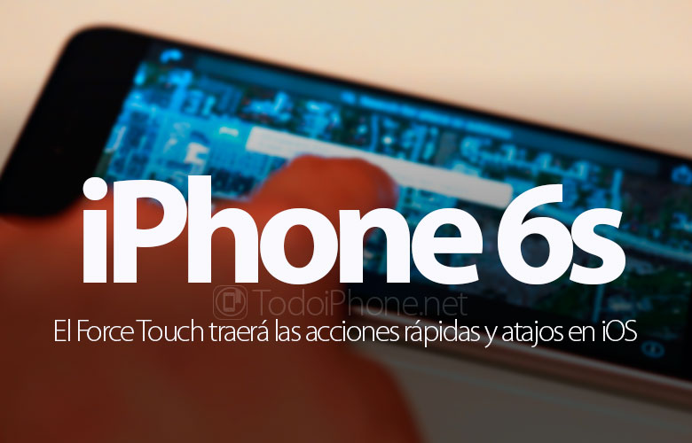 IPhone 6s dengan Force Touch akan menghadirkan tindakan cepat dan pintasan di iOS 2