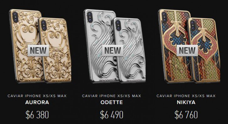 Kustom Caviar iPhone XS dan XS Max pesanan khusus untuk $ 6390 1